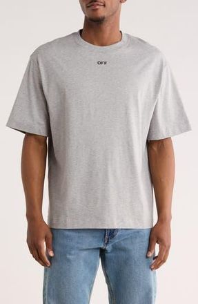 Off-white Off Stamp Skate Graphic T-Shirt in Light Grey Melange-Black at Nordstrom Rack, Size X-Small