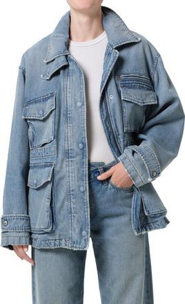 A Gold E Aubrey Denim Jacket in Conclusion Indigo at Nordstrom, Size X-Large