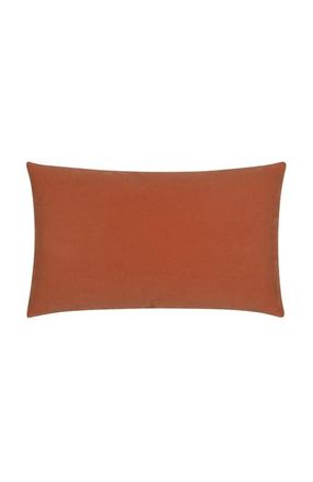 Elaine Smith Plush Velvet Indoor & Outdoor Woven Accent Pillow in Papaya at Nordstrom, Size 20X20