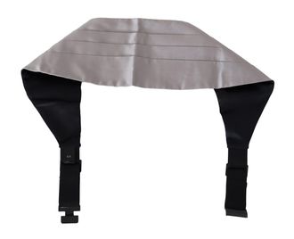 Dolce & Gabbana Gray Men Waist Belt Silk Cummerbund
