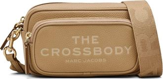 Marc Jacobs Cross Body Bags, female, Brown, Size: ONE SIZE Brown Leather Crossbody Bag with Zip