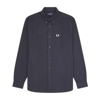 Fred Perry Hombre, Camisas, Azul, Talla: XL