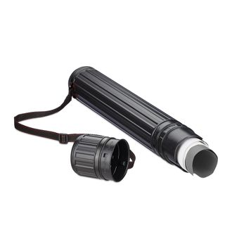 Relaxdays Relaxdays - 4x Rollo De P&oacute;ster, Hasta Tama&ntilde;o A0, Transporte De P&oacute;sters Y Dibujos, Extensible De 64-107 Cm, Tubo De Dibujo, Negro