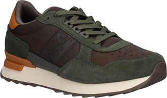 Napapijri Schoenen > Sneakers - Heren - Sneakers - Groen - 42 EU - Leer - Schoenen