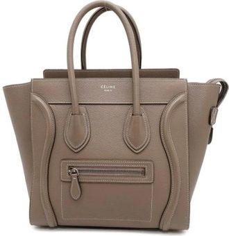 Celine Pre-owned Tote Bags, female, Brown, Size: ONE SIZE Pre-owned Leather celine-bags