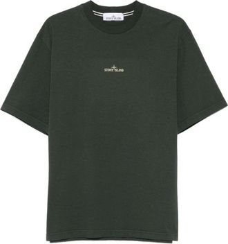 Stone Island Heren, Tops, Groen, Maat: XL Katoen