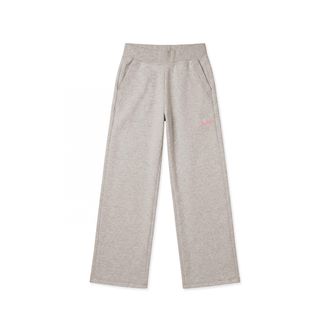 Freddy Pantaloni Wide Leg M&eacute;lange con Dettagli Rosa Fluo da Donna