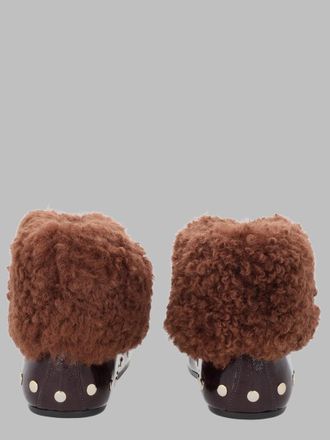 Ganni Jenny Ankle Boots - Brown