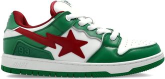 A Bathing Ape Sneakers con applicazione - Bianco