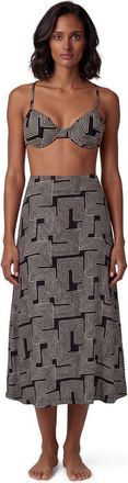 Lords of Harlech Inter Twine Womens Midi Skirt in Inter Twine Black at Nordstrom, Size 12