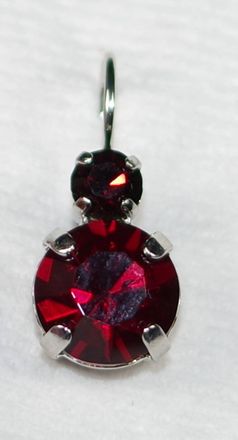 Mariana Womens Saba Drop Earrings In Red
