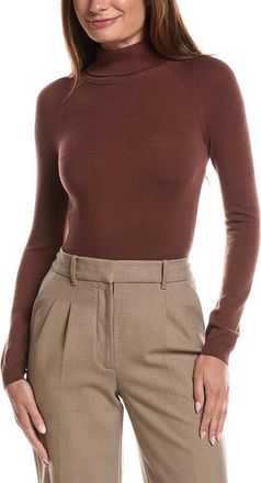Lafayette 148 New York Raglan Sleeve Turtleneck Bodysuit