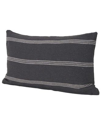 Mercana Jayme Striped Cotton Decorative Lumbar Pillow