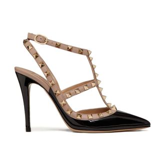 Valentino Garavani Pumps, female, Black, Size: 9 1/2 US Rockstud Caged Pump