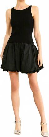 Line & Dot Praia Mini Dress In Black