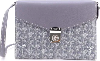 Goyard Chypre Wallet on Strap Coated Canvas with Leather