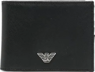 Emporio Armani Black Logo leather wallet