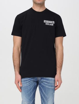 Dsquared2 Mens Ceresio 9 Cool Fit Logo T-Shirt Black Clothing > Polo & T-Shirts