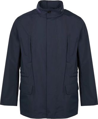 Yves Salomon Giacca a collo alto - Blu