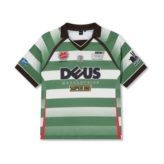 Deus Polo Shirts, male, Green, Size: XL t-shirt Poliestere