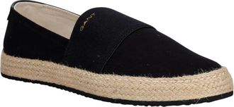 GANT Raffiaville Espadrilles - Dames - Espadrilles - Zwart - 39 EU - Katoen - Schoenen