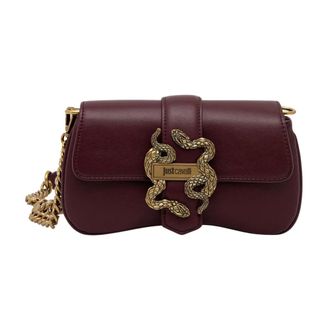Just Cavalli Dames, Tassen, Bruin, Maat: ONE Size Leer
