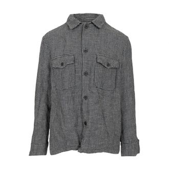 Original Vintage Stretch Cotton Overshirt - male - Original Vintage - Light Jackets - Blue - 2XL - Jackets