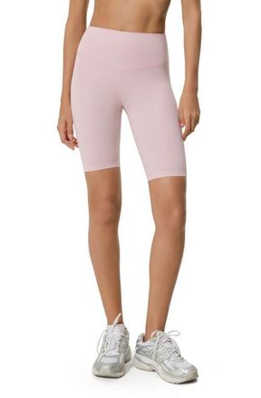 LilySilk Womens Silk Contour Second Skin Biker Shorts in Pink Haze at Nordstrom, Size X-Small