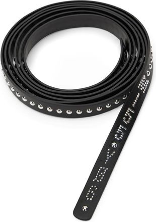 Red Valentino Belts, female, Black, Size: ONE SIZE Adjustable Studded Belt
