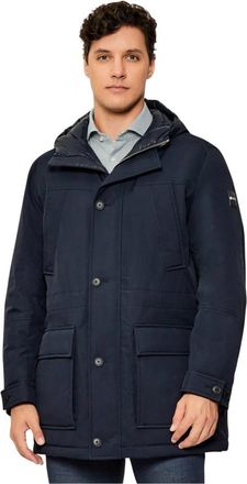 HUGO BOSS H-Detoni Jacket - Heren - Winterjassen - Blauw - M - Leer - Jassen