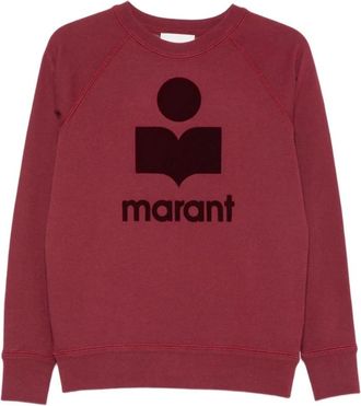 Isabel Marant Hoodies & sweatvesten, Dames, Rood, S, Katoen, Milly Sweatshirt
