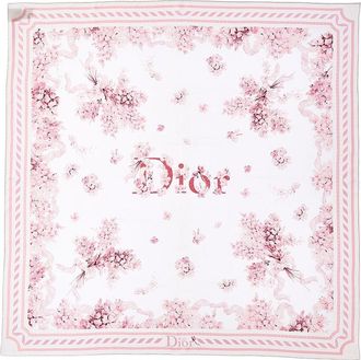 Dior Lilac Silk Scarf