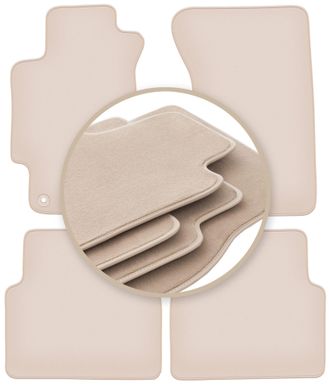 OEM Alfombrillas Beige Premium Para Subaru Impreza Ii Gd Sed&aacute;n, Station Wagon 2000-2007