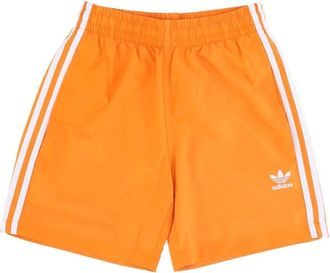 adidas Oranje 3-Stripes Zwemshort - Heren - Badpakken - Oranje - M - Polyester - Fitness