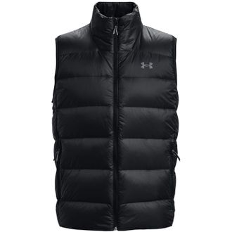 Under Armour Mens Outerwear Vests Mens Ua Storm Armour Down 2.0 Vest, Black, 1372650-001, SM