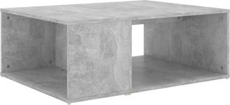 vidaXL Tavolino da Salotto Grigio Cemento 90x67x33cm Legno Multistrato - Vidaxl