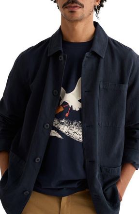Seasalt Cornwall Midwatch Organic Cotton Graphic T-Shirt in Seagull Thief Maritime at Nordstrom, Size Xx-Large