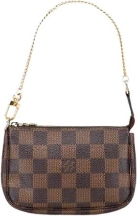 Louis Vuitton Pre-owned Mini Bags, female, Brown, Size: ONE SIZE Pre-owned Canvas Mini Bag
