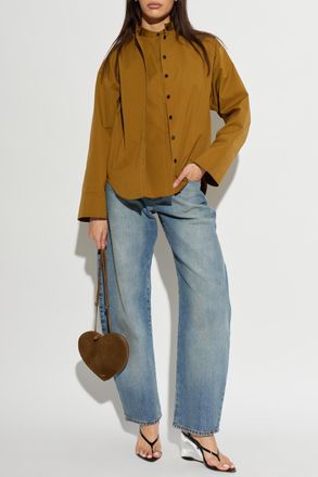 Alaia Jeans With Rounded Legs, Womens, Blue