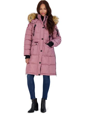 Canada weather gear women's long parka online