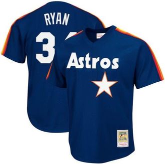 Mitchell & Ness Mens Mitchell & Ness Nolan Ryan Navy Houston Astros Cooperstown Collection Big & Tall Mesh Batting Practice Jersey at Nordstrom, Size Xlt