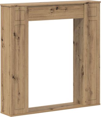vidaXL Marco De Chimenea Roble Artisan 100 X 20 X 100 Cm Vidaxl