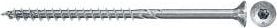 Fischer 100x Power-fast Ii Fpf Ii Ctp 6 X 50 Mm Bc Cabeza Avellanada Con Hex&aacute;gono Interior Tx30 Rosca Parcial Galvanizado Azul Pasivado - 670478