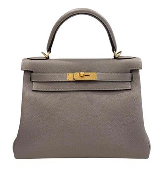 Herm&egrave;s Full Set Togo Leather Kelly 28