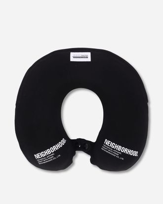 Neighborhood Logo Neck Pillow Black