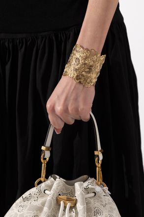 Jimmy Choo London Brass Bracelet, Womens, Gold