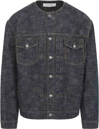 Lanvin Collarless Jacket