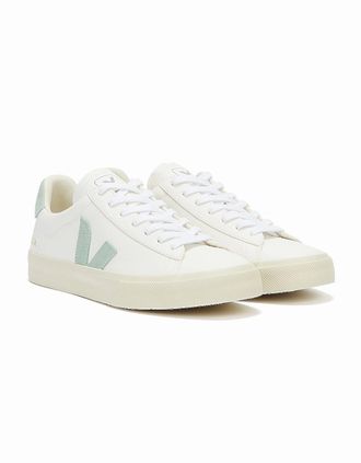 Veja Womens Veja Campo Womens White / Matcha Trainers - Size: 7