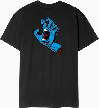 Santa Cruz Mens Santa Cruz Mens Screaming Hand Short Sleeve T-Shirt - Black - Size: 40