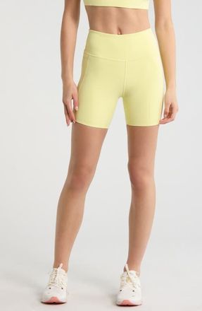 Rhone Revive Pocket Bike Shorts in Lemon Lime at Nordstrom, Size Xx-Large